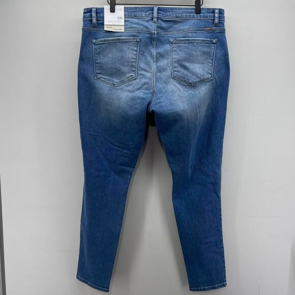 KanCan Mid Rise Super Skinny Style KC8562M-P - Picture 2 of 6